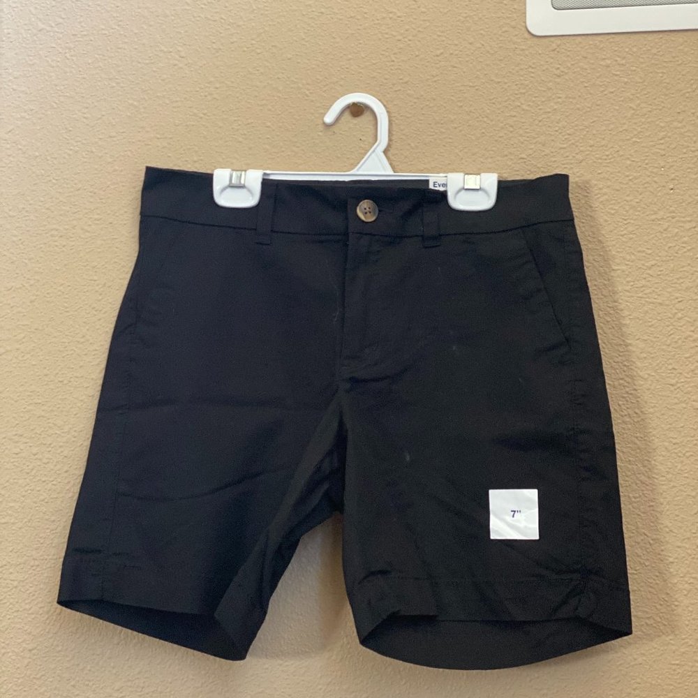 Old Navy Black Everyday Mid-Rise Shorts